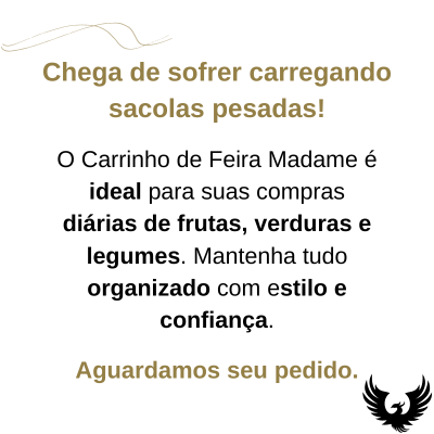 Carrinho Madame Zinco Amarelo