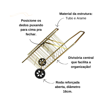 Carrinho Denorex Zinco Amarelo