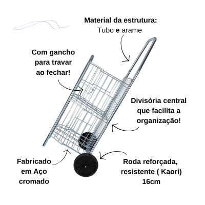 Carrinho POP Águia Zinco Branco