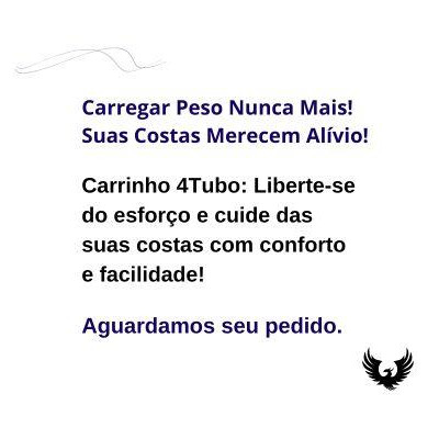 Carrinho 4Tubo Zinco Amarelo