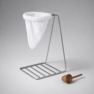 Mini Suporte de Café - Cromado