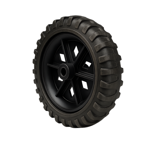 Roda para Carrinho de Feira Reforçado PVC Emborrachada