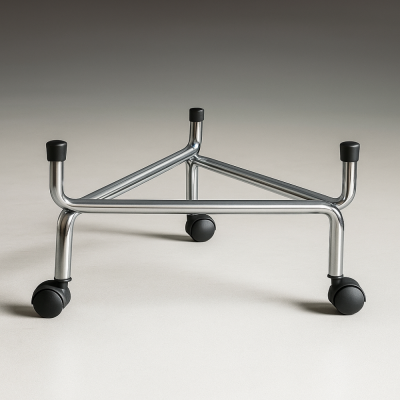 Suporte para Botijão de gás e Vaso de Planta - Cromado Suporte para Botijão de gás e Vaso de Planta - Cromado