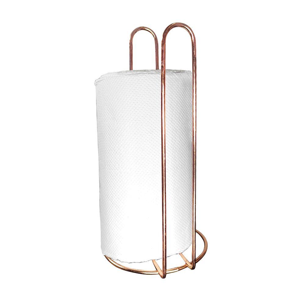 Porta Rolo Papel Toalha Rose Gold - Industria Águia